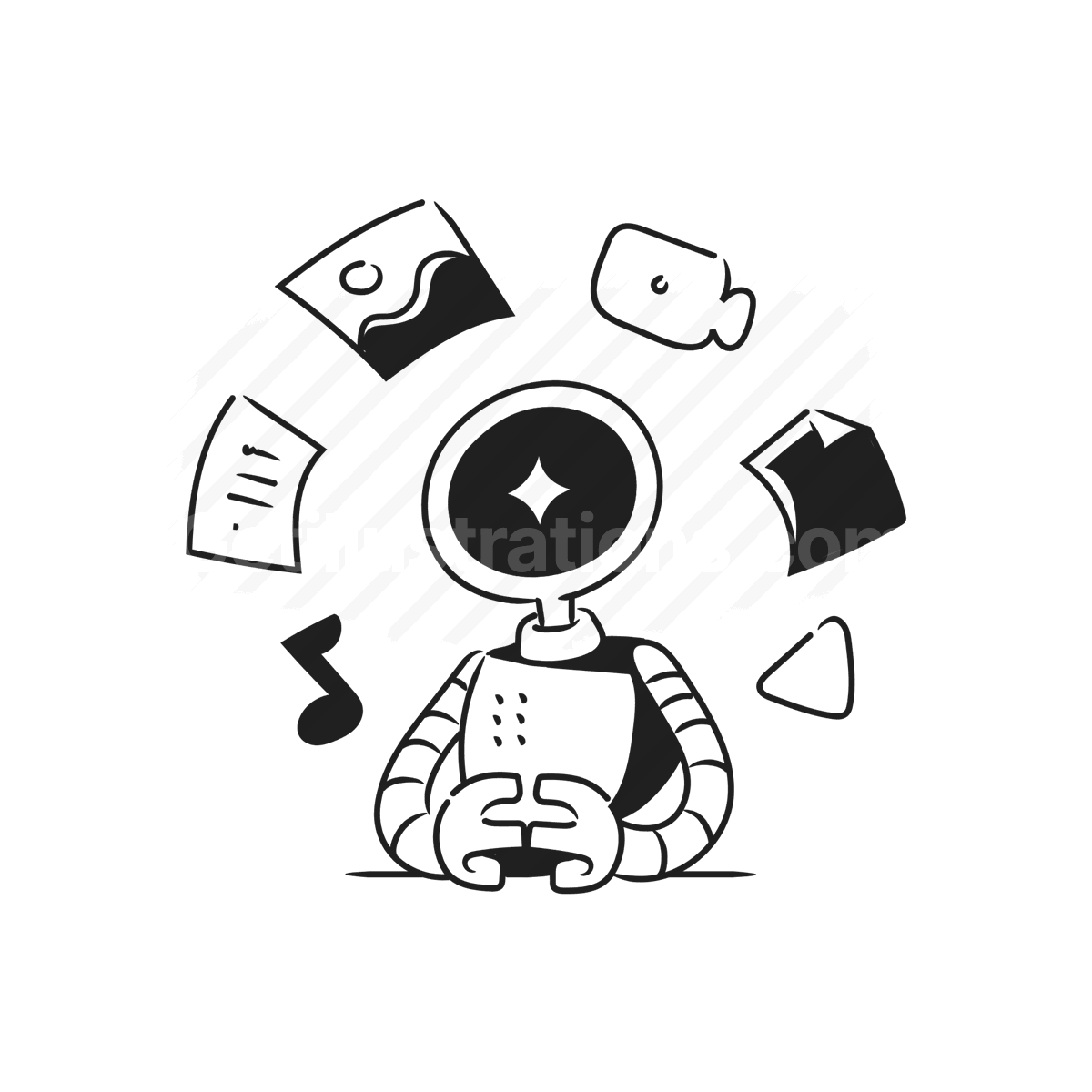 Health and Wellness illustration preview image